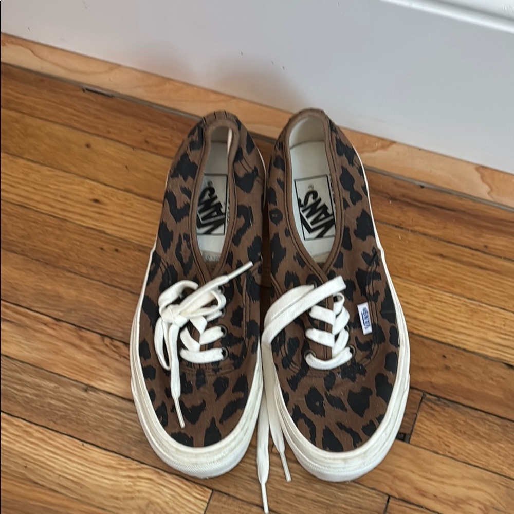 Vans Leopard Print Sneakers